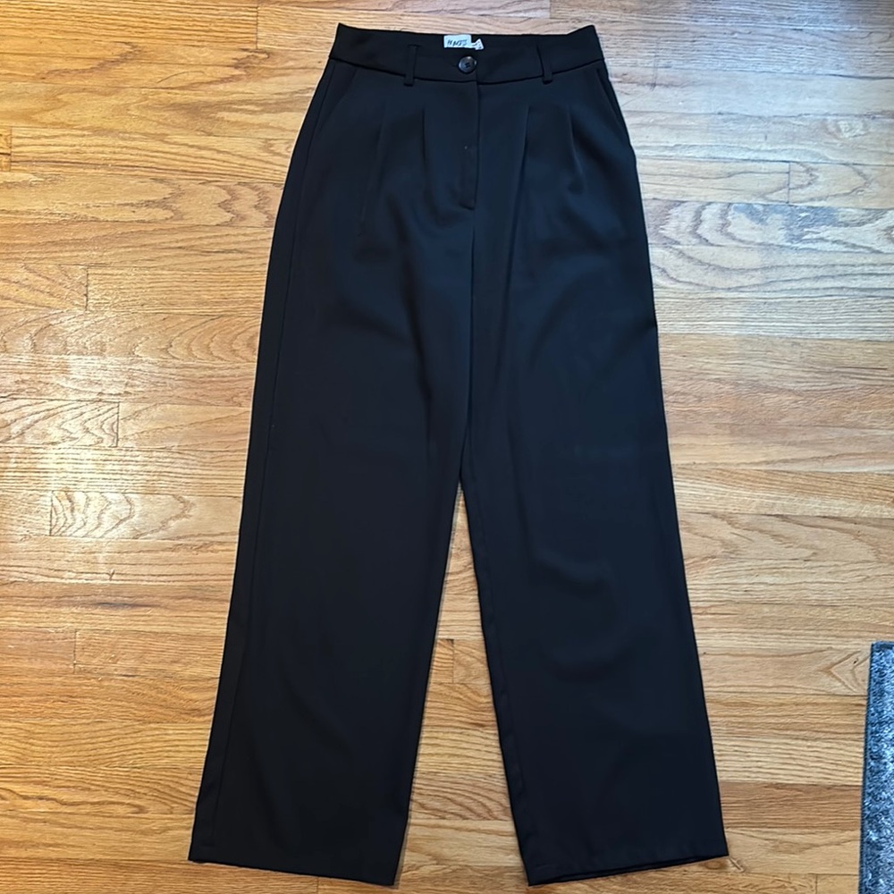 Princess Polly Black High-Waisted Pants